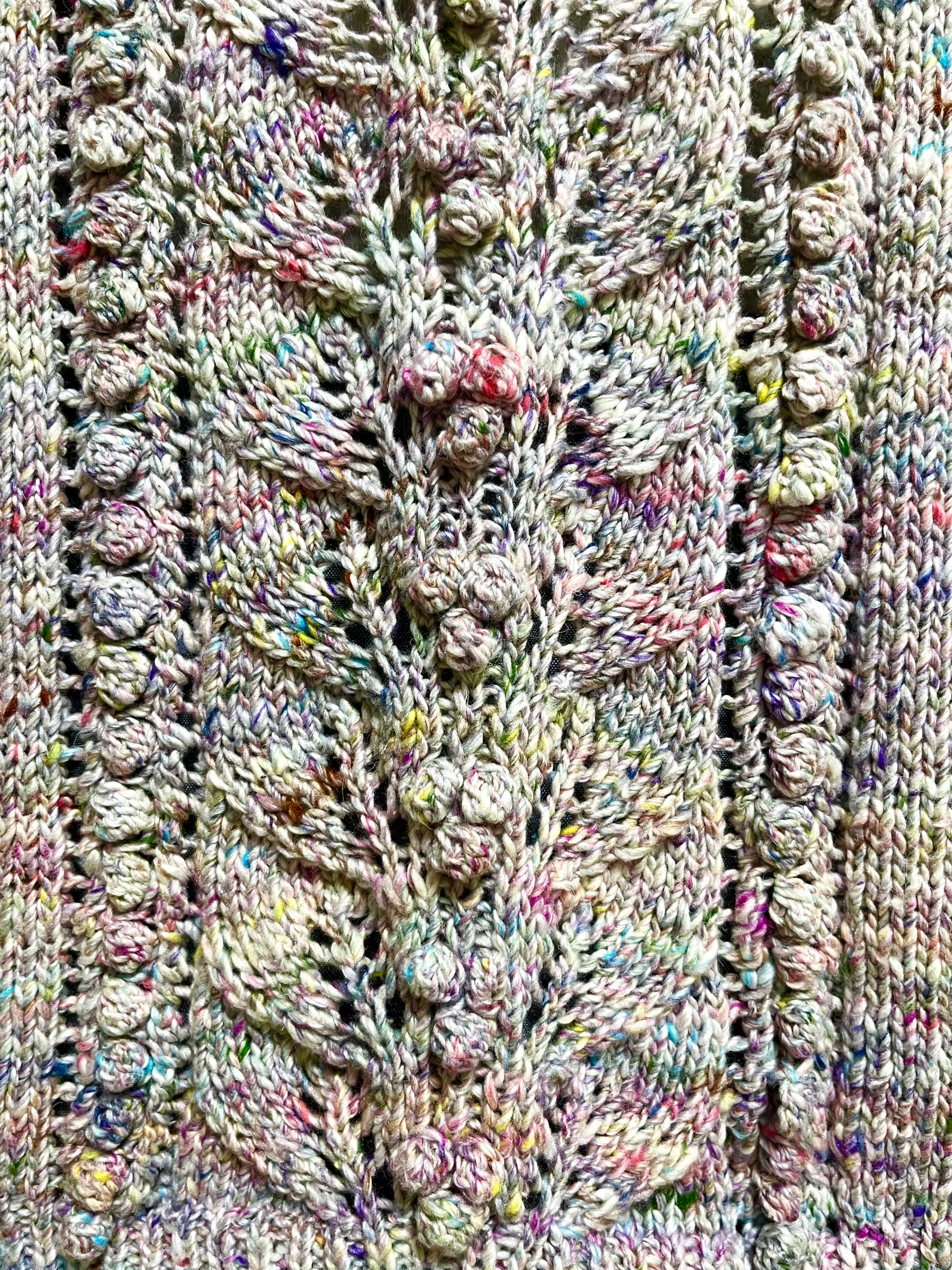 ポップコーン編みのシルクサマーセーター | 6枚目