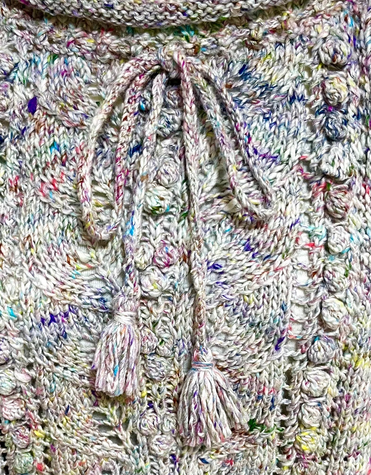 ポップコーン編みのシルクサマーセーター | 5枚目