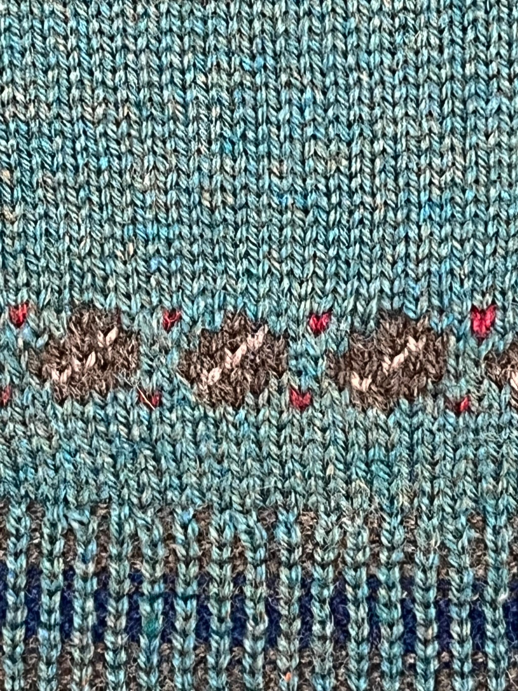 《送料無料》コーヒー豆とマグカップの丸ヨークセーター(レディースM) | 8枚目